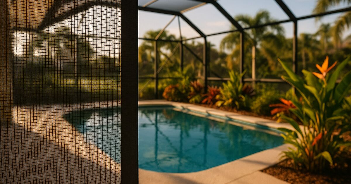 Choosing the right screen mesh for your Florida home