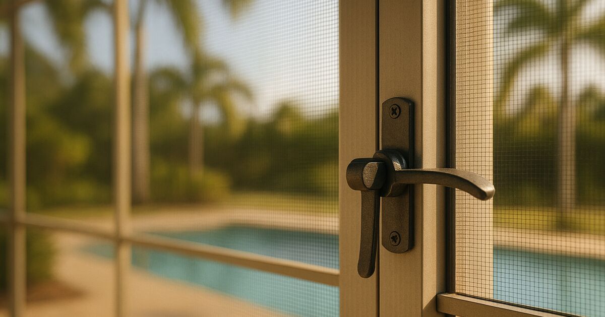Common screen-door hardware problems and how they get fixed