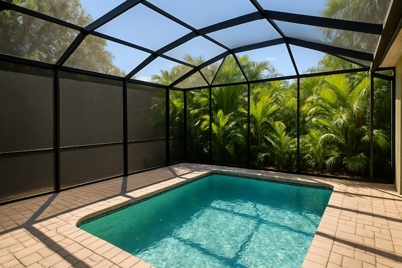 Florida Glass vs. Privacy Screen for Your Lanai