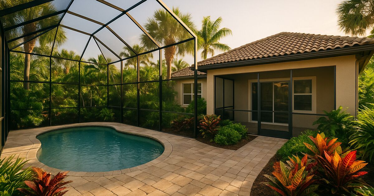 Lanai vs. pool cage re-screening: why the same mesh and method don't always work for both