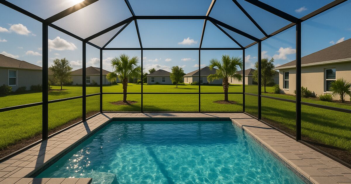 Parrish new-construction pool cages: what builders leave out that you'll need to add within two years