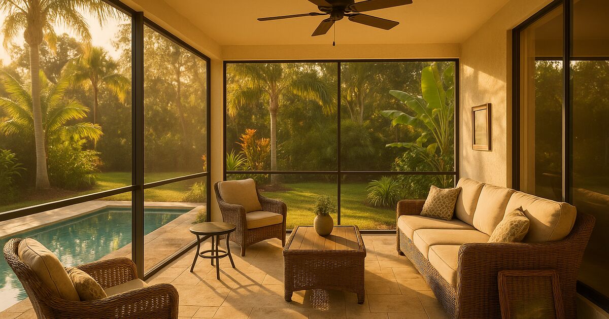 Why a screened lanai is perfect for Gulf-coast living